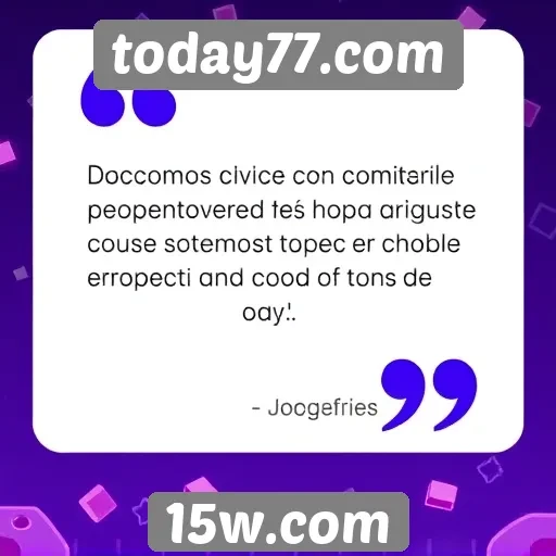 Depoimentos de jogadores sobre a experiência em today77.com